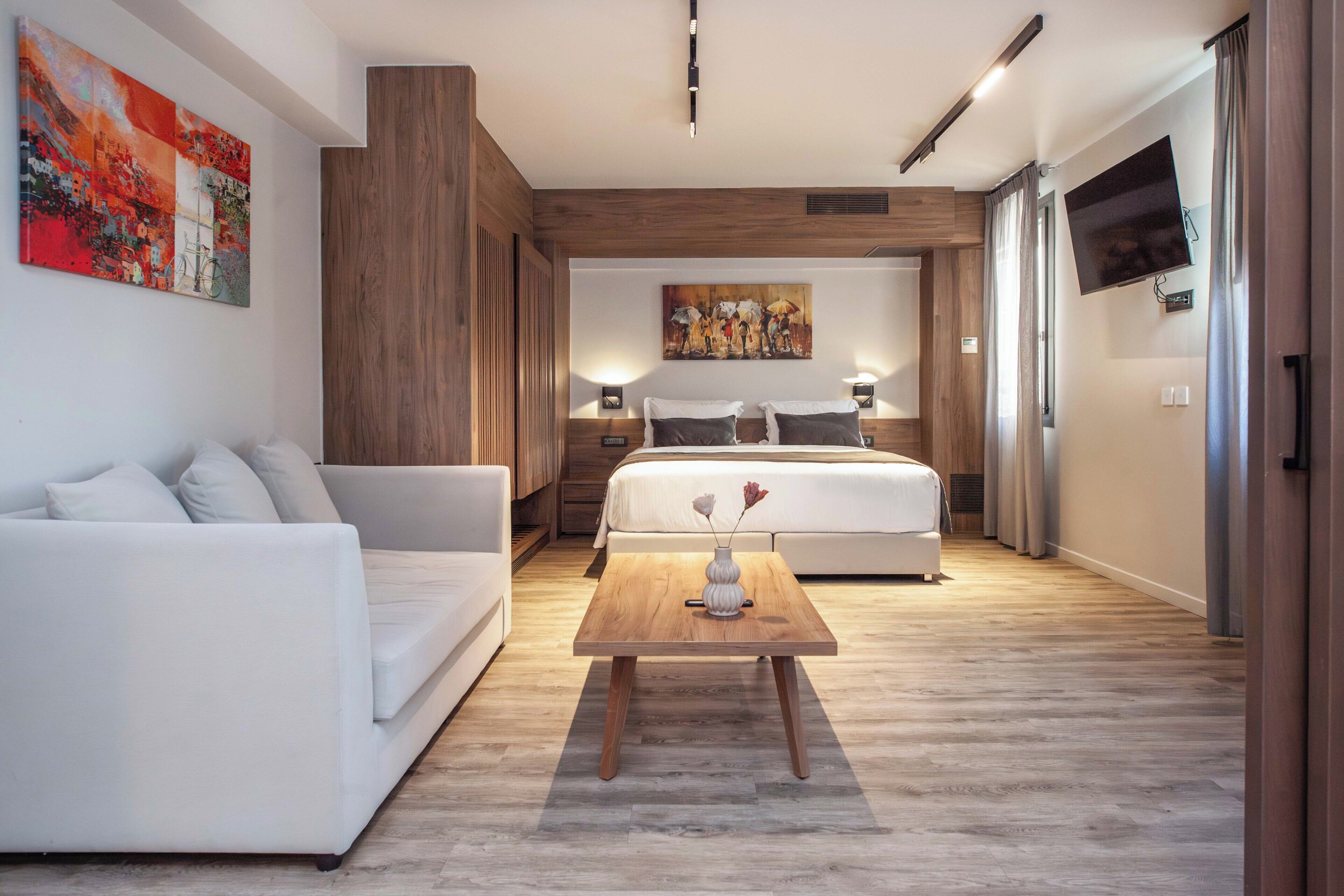 Elegant Suite | Lakens van Egyptisch katoen, luxe beddengoed, een kluis op de kamer