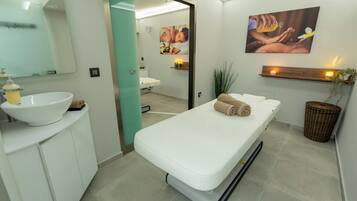 Behandlingsrum til par, sauna, dampbad, tyrkisk bad/hammam