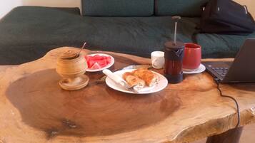 Daily continental breakfast for a fee