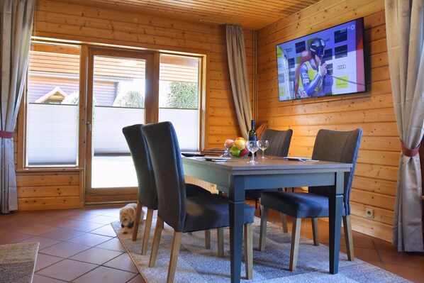 House, 2 Bedrooms, Patio | Dining - House 54 our Holiday Home in Hasselfelde in the Harz Mountains (Oberharz am Brocken)