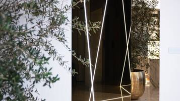 Apartamento, 2 quartos, lareira, vista para a cidade | Parte interna