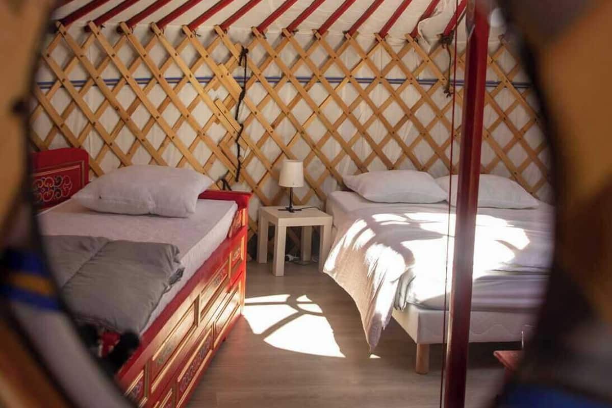 Traditional Tent, 1 Bedroom, Refrigerator & Microwave