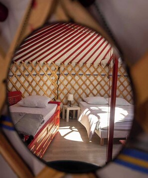 Traditional Tent, 1 Bedroom, Refrigerator & Microwave