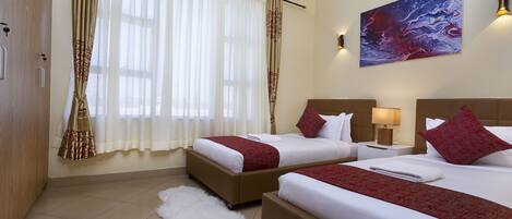 2 bedrooms, WiFi, bed sheets