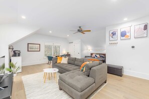 Apartment | Living area - Tudor Style Carriage House  (Ann Arbor)