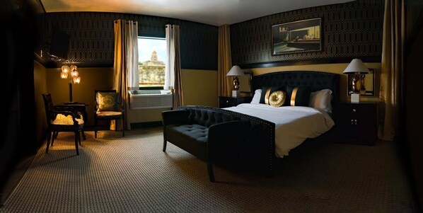 Deluxe Room, 1 King Bed, City View | In-room safe, iron/ironing board, free WiFi - The Alcalde Hotel (Gonzales)