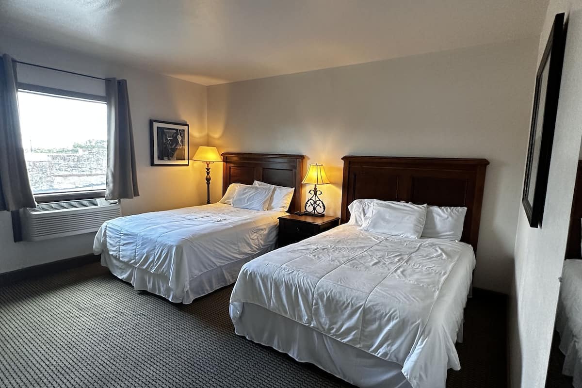 Double Queen Room | 1 bedroom, in-room safe, iron/ironing board, free WiFi
