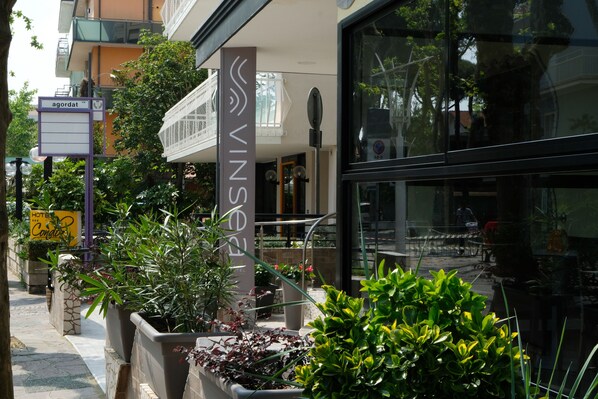 Façade de l’hébergement