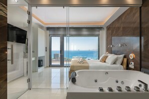 Apartment, 3 Bedrooms, Smoking, Balcony | Bathroom - Rhodes Skyline Suite With out Door Jacuzzi Sea View A2 (Rhodes)