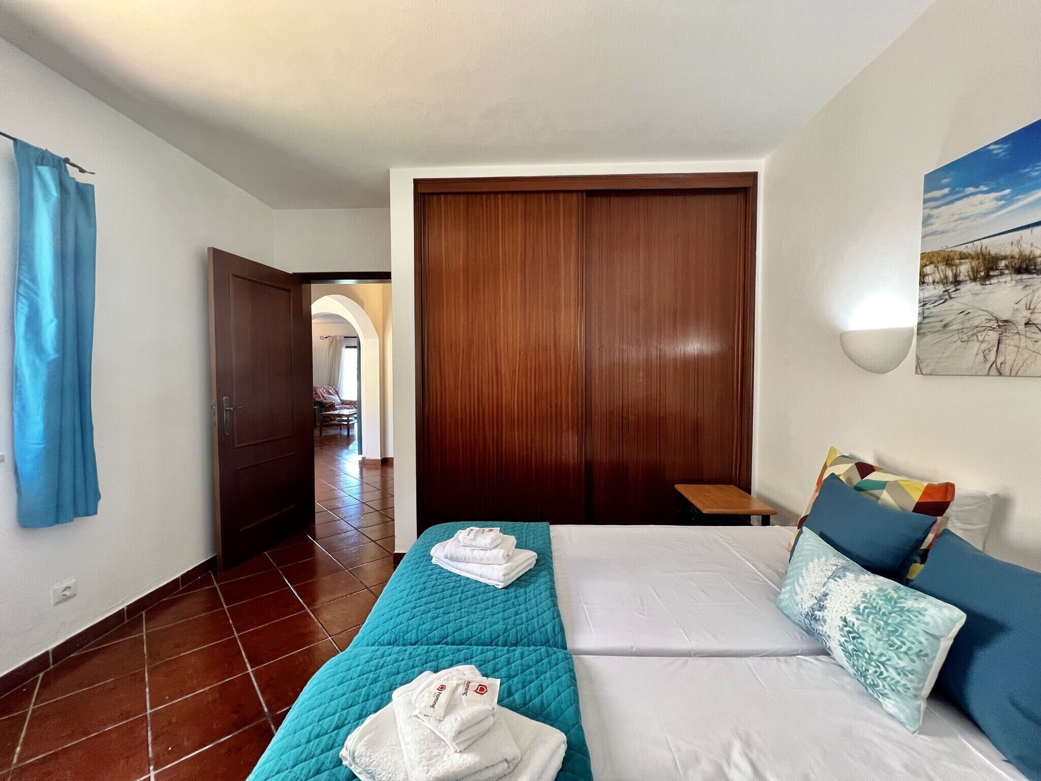 2 slaapkamers, een strijkplank/strijkijzer, gratis wifi, beddengoed