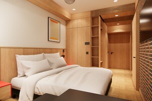 舒适客房 | 迷你吧、客房内保险箱、办公桌、遮光窗帘