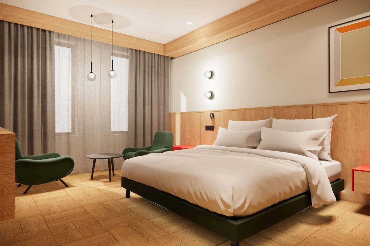 Minibar, in-room safe, desk, blackout drapes