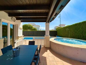 Outdoor dining - Villa with private pool & jacuzzi - CA27LT (Torre-Pacheco)
