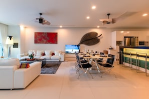Exclusive Villa | Living area | Smart TV