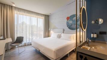 Premium bedding, pillowtop beds, minibar, in-room safe