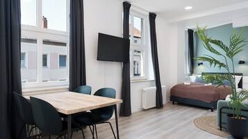 Comfort Studio | Premium bedding, down comforters, pillowtop beds, individually decorated