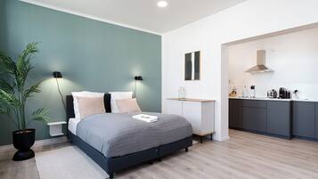 Studio có thiết kế đặc sắc | Bộ trải giường bằng vải cotton Ai Cập, bộ đồ giường cao cấp