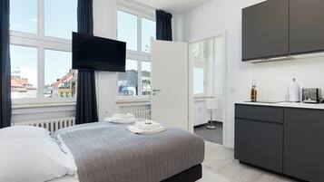 Comfort Studio | Premium bedding, down comforters, pillowtop beds, individually decorated