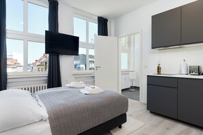 舒適開放式客房 | 高級寢具、羽絨被、特厚豪華床墊、獨特設計