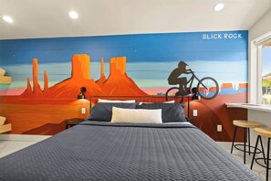 1 多间卧室、办公桌、WiFi、床单