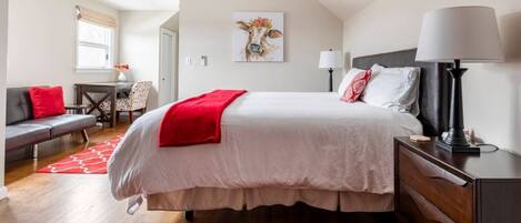 1 bedroom, desk, free WiFi, bed sheets