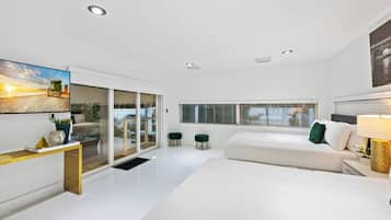 Desk, iron/ironing board, travel crib, WiFi