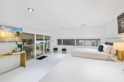 Modern SoBe Mansion with Poolside Cabana