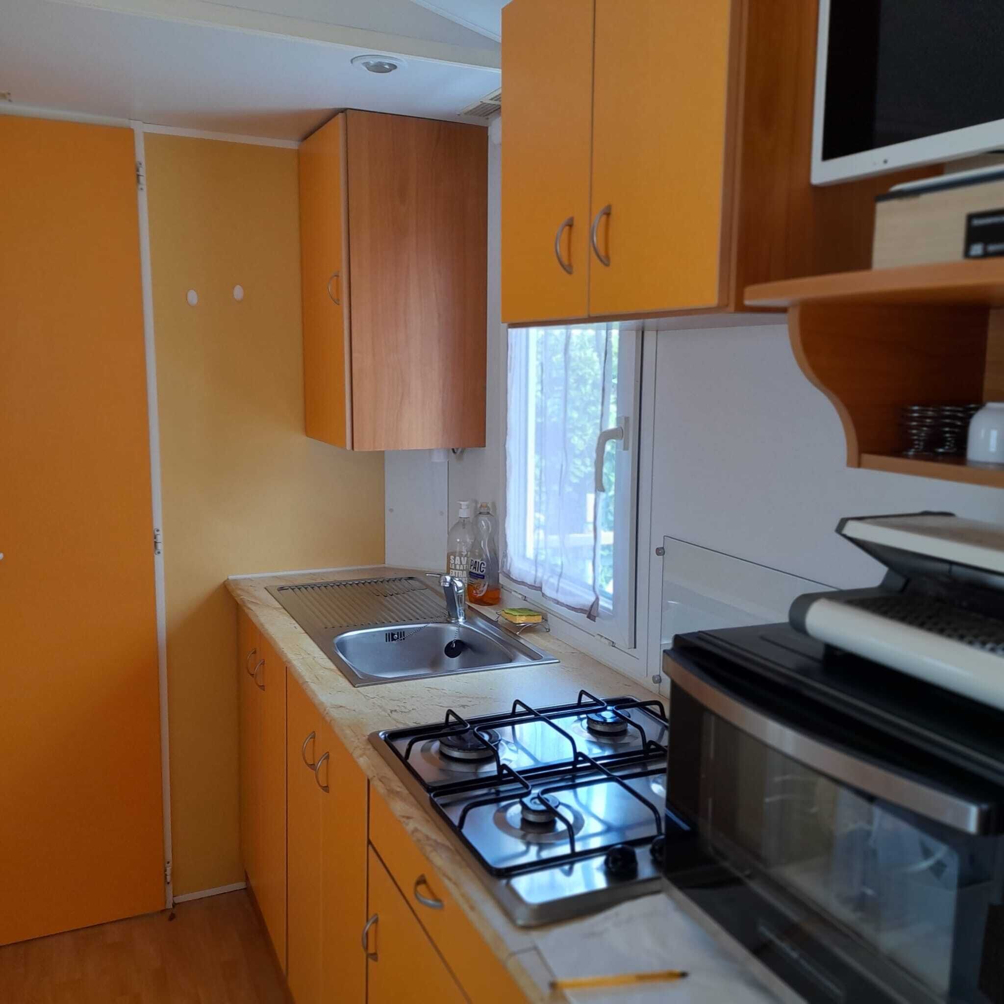 Mobile home in family campsite