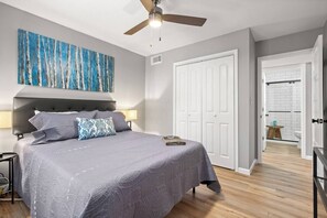2 bedrooms, iron/ironing board, free WiFi, bed sheets