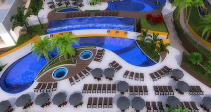 Olímpia Solar das Águas Resort Luxo - 02 min do Parque Aquático