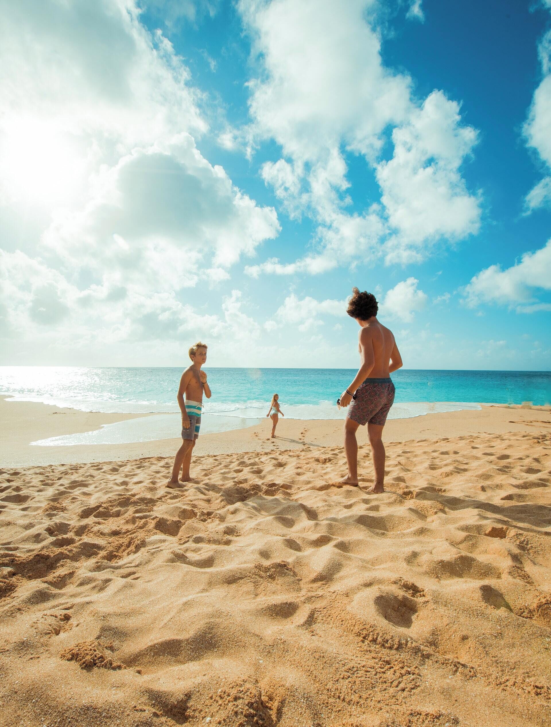 Solsenger og strandhåndklær