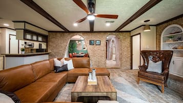 Smart TV, table football, ping pong