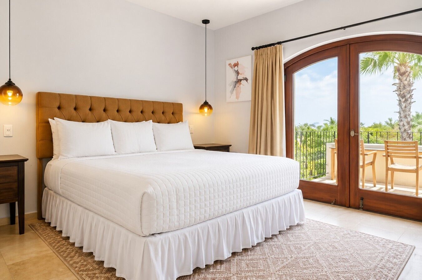 Master Bedroom 5:                 King Size Bed