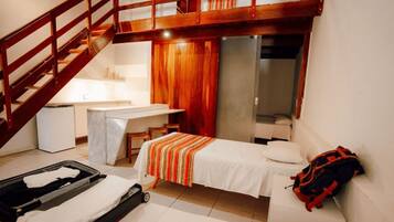 Loft | 1 quarto, roupas de cama premium, frigobar, cofres nos quartos