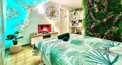 â
LE NUAGE BLEUâ
Magnifique studio Ă 2 minute de la plage