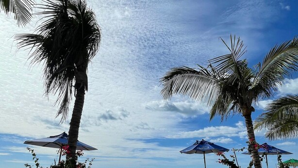 On the beach
