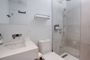 Hair dryer, towels