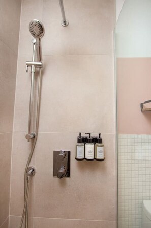 Hair dryer, towels