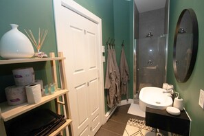 18 Douche - Shower - Bohemian/2Bds/Rooftop/Terraces/Plateau/St-Denis/AC (Montréal)