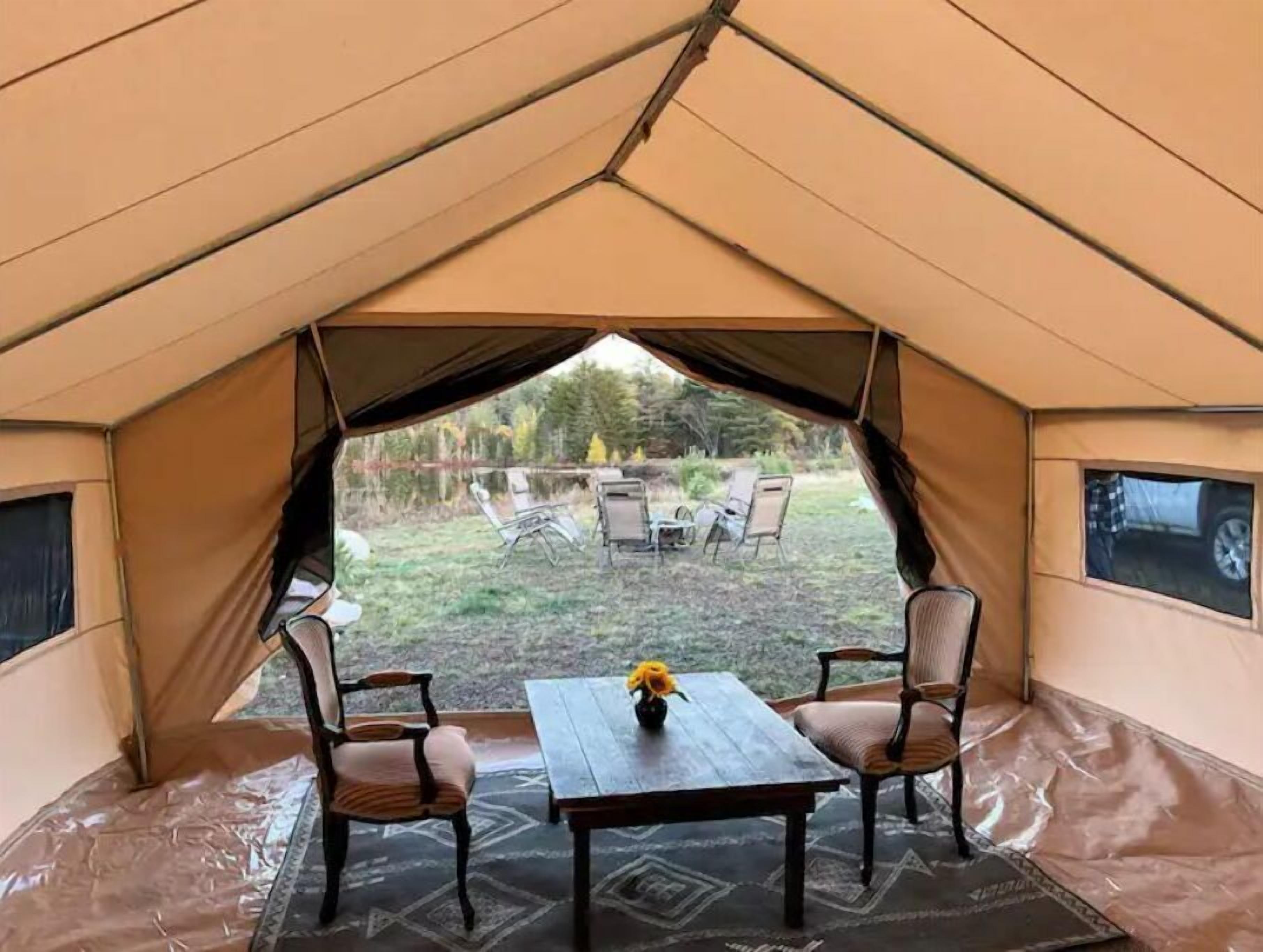 Adirondack Glamping on Private Lake and 330+ acres