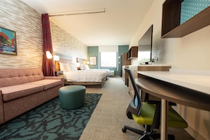 Studiosuite, 2 Queen-Betten | Wohnbereich