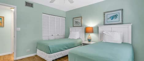 2 chambres, Wi-Fi, literie fournie