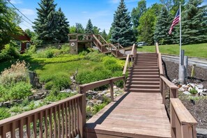 Property grounds - Unique lake house built overwater on the Great Lakes, Sodus Bay Lake Ontario (Wolcott)