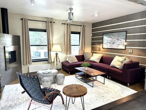 Smart-TV, peis og kontorer