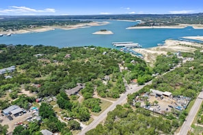 Aerial view - Lake Travis Studio near Volente (Volente)