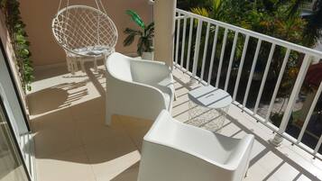 Family Apartment, 2 Bedrooms, Balcony, Pool View | Balcony view