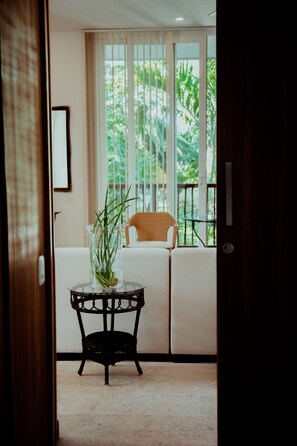 Smart TV, books, stereo