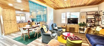 Red Door Cottage | Retro cabin, Pet friendly