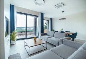 Royal Apartment, 3 Bedrooms, Balcony | Memory foam beds, minibar, desk, blackout drapes