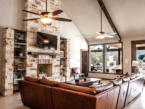 Custom Home with high end finishes, located in the beautiful Golf Course